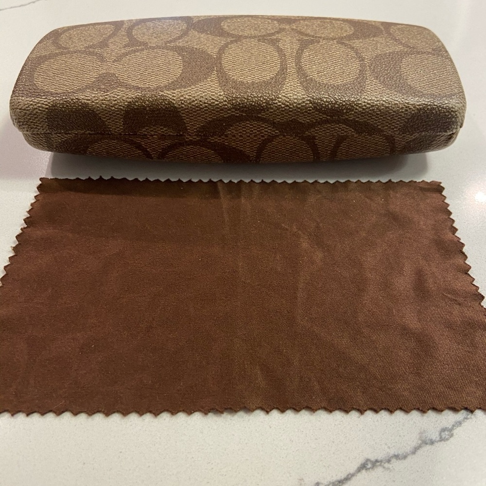Coach eyeglasses case